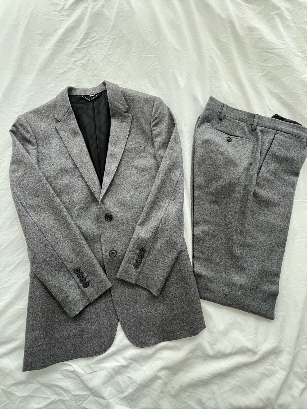 Burberry Grey Slim Fit Suit
